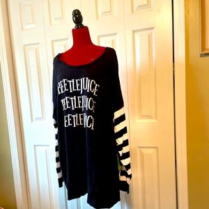 Torrid beetle juice sweater